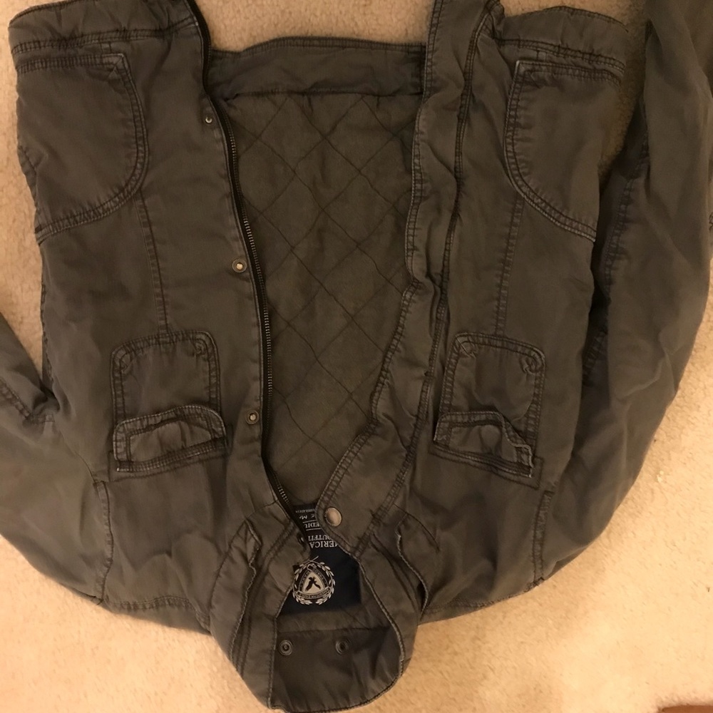 American eagle grey jacket